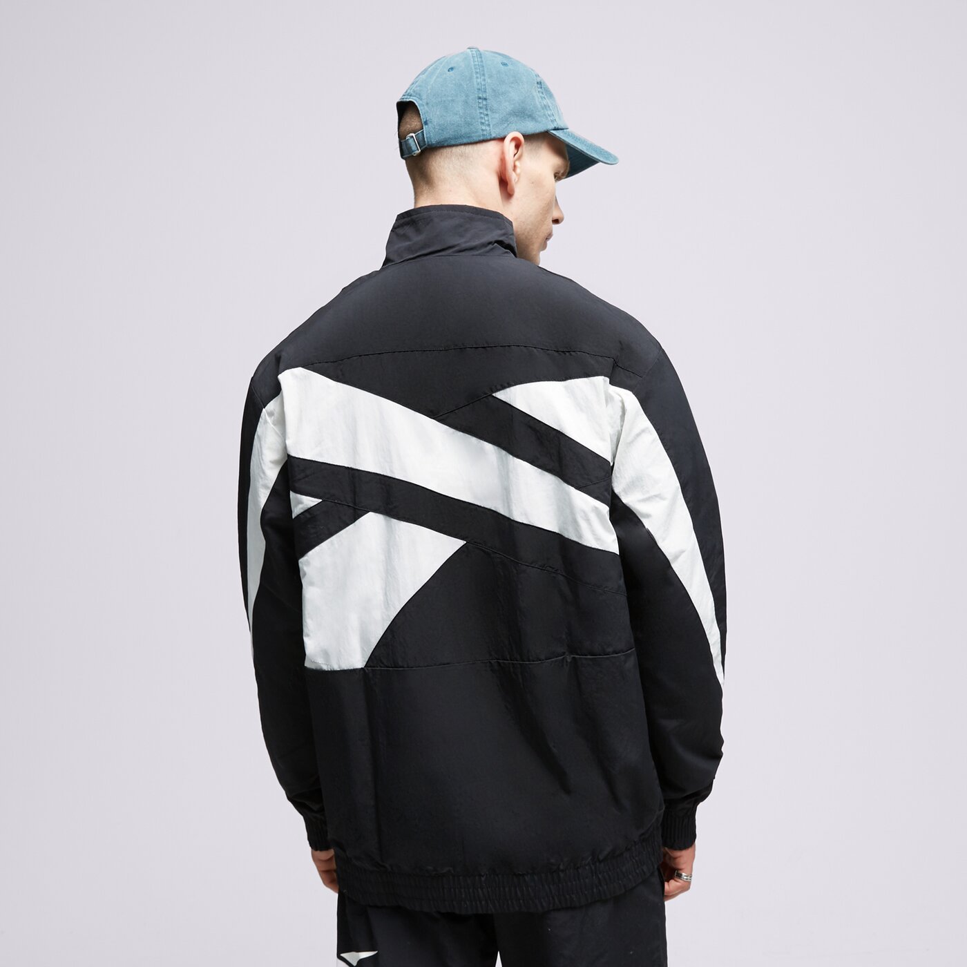 REEBOK SWEATSHIRT MIT REIßVERSCHLUSS   CL VECTOR TRACKTOP Schwarz
