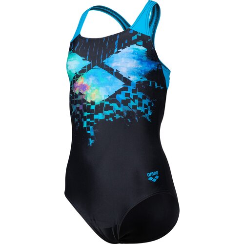 KINDER SCHWIMMANZUG GIRL'S MULTI PIXELS SWIMSUIT SWIM PRO BACK L