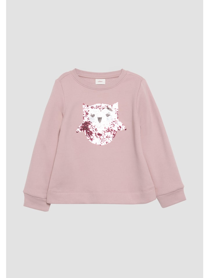 s.Oliver Sweatshirt langarm in Pink günstig kaufen