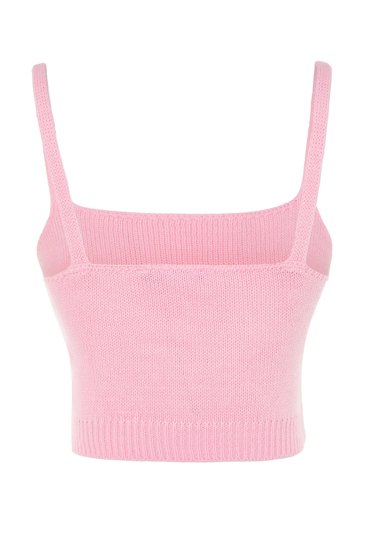 Trendyol Collection  Rosa Blusen-Cardigan-Set mit Knopfdetail, durchbrochen/Lochmuster TWOSS23HI00000