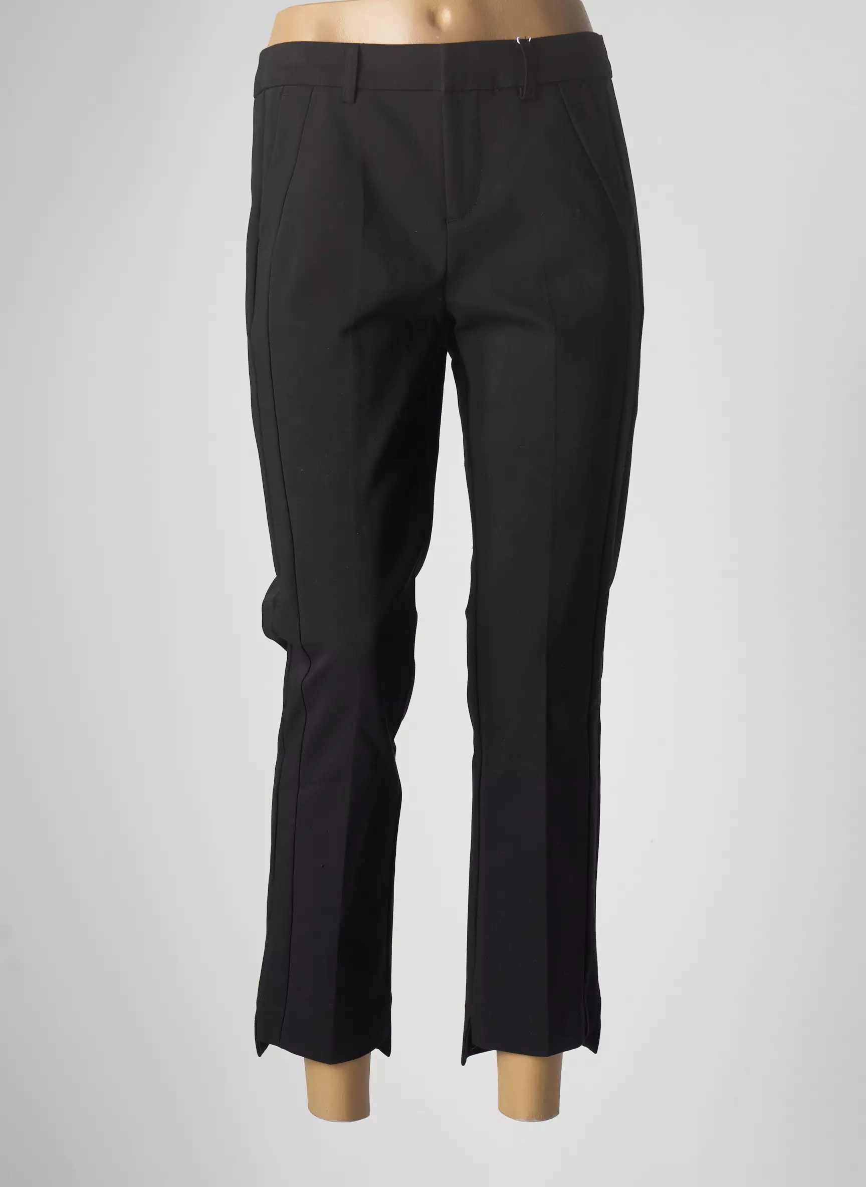 Fransa Pantalon7 8 Femme couleur noir