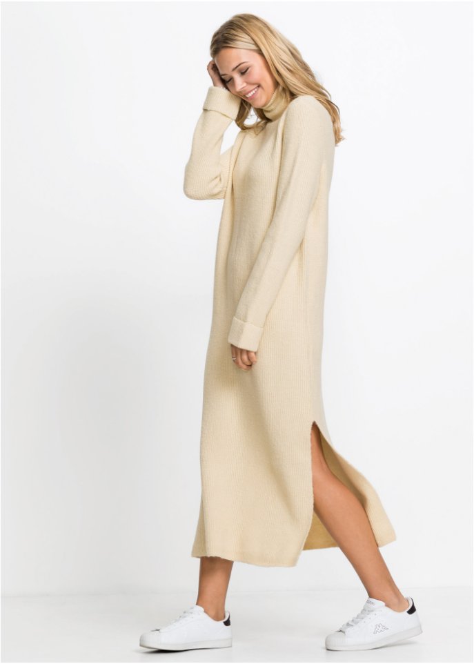 Strickkleid mit Rollkragen