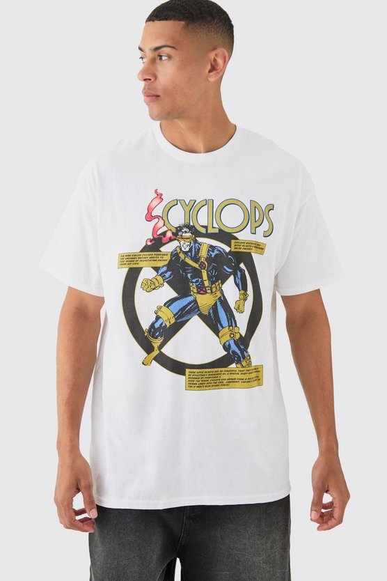 Oversize T-Shirt mit lizenziertem Marvel Cyclops X Men Print