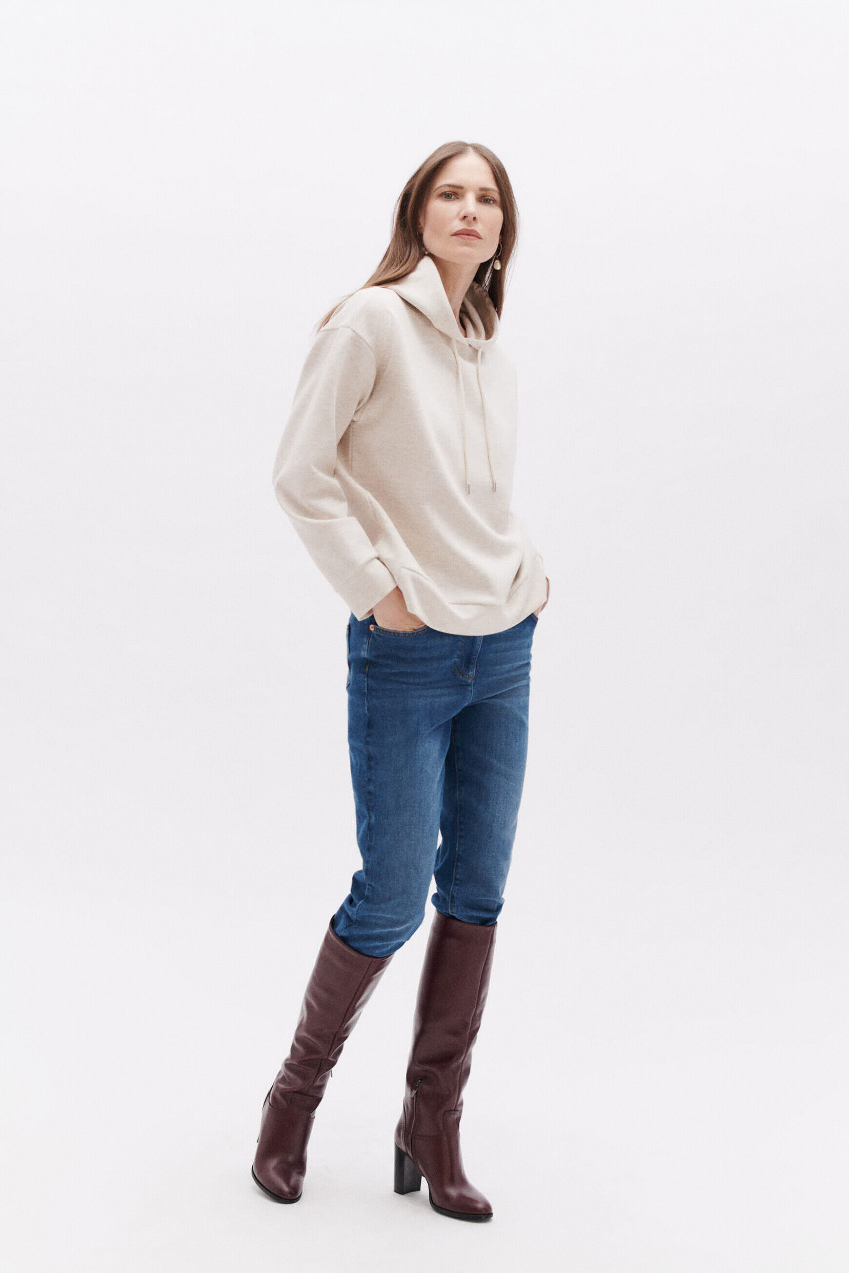 t-shirt tsohan ecru femme