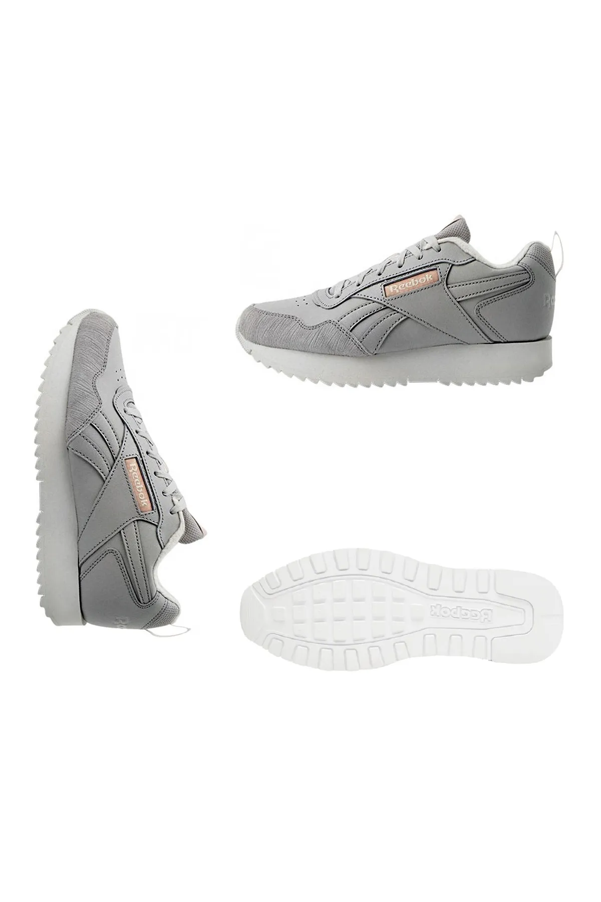 Reebok  Sneaker - Grau - Flacher Absatz