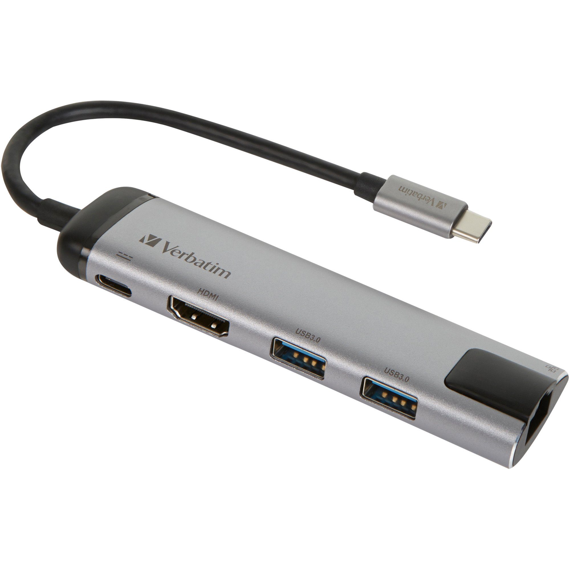 Verbatim Verbatim USB 3.2 Gen 1 Multiport-Hub, USB-C Audio- & Video-Adapter