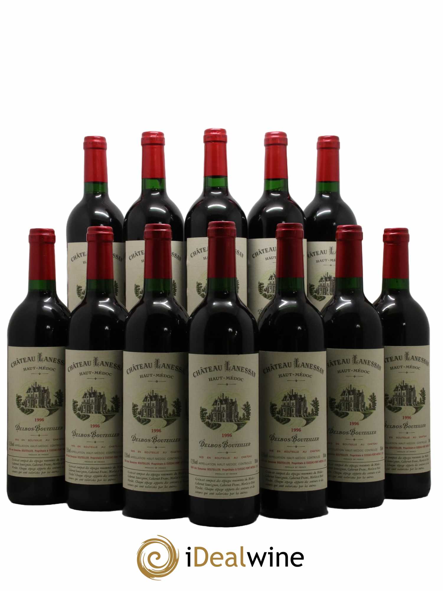 Château Lanessan Cru Bourgeois  1996 - Lot de 12 Bouteilles