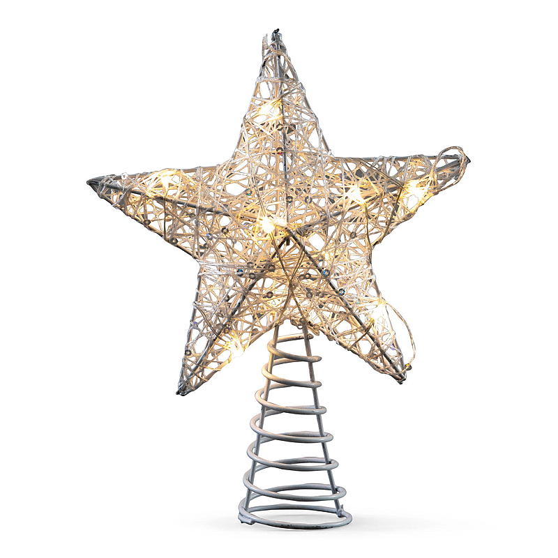 Light IT Toppstjerne 10 LED-lys Diameter 15 cm, batteridrevet