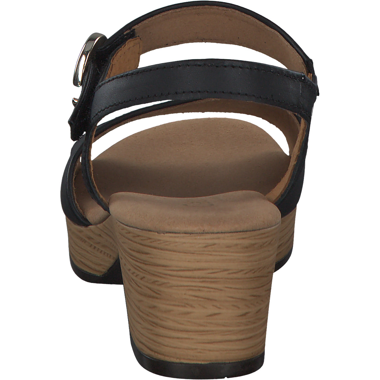 Gabor 22.071, Plateau-Sandaletten, Damen, schwarz (gold)