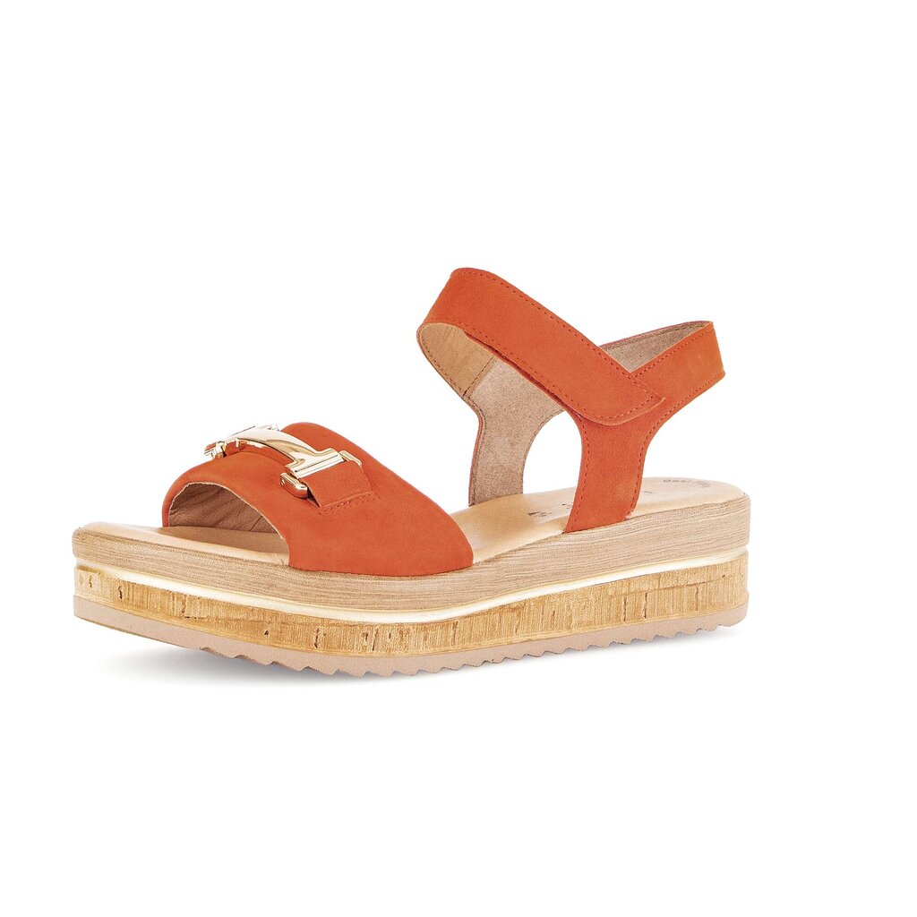 Gabor fashion Plateau Sandale orange