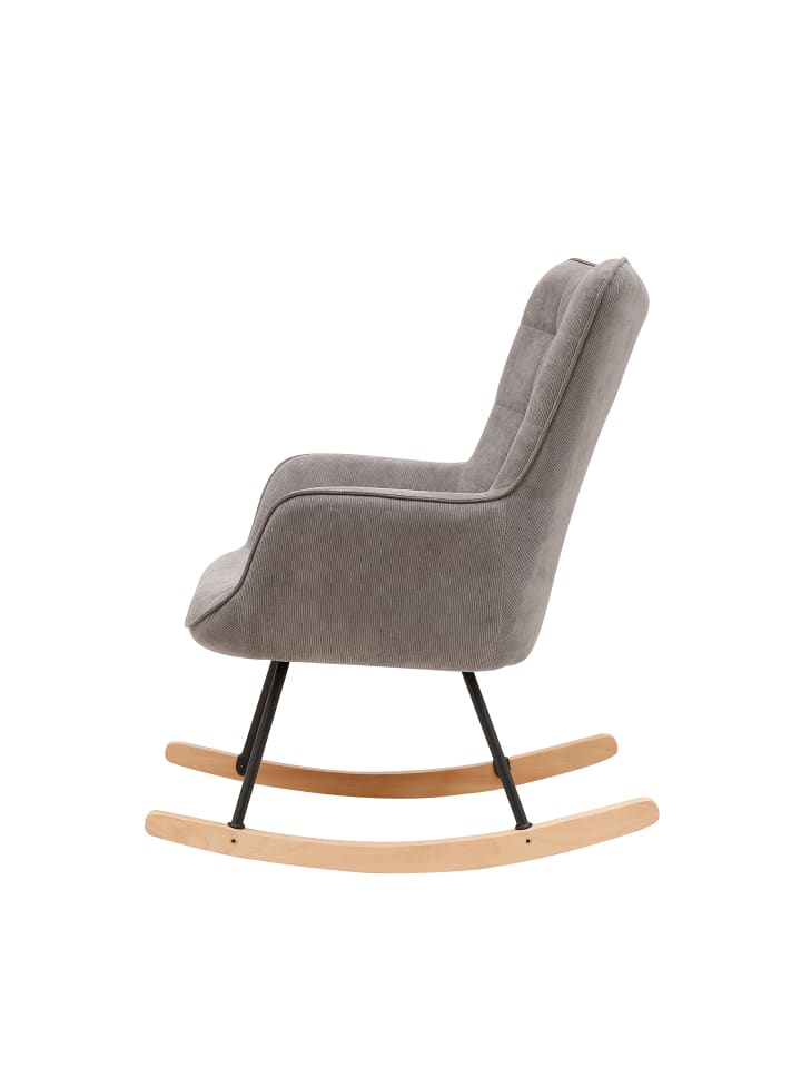 byLiving Schaukelstuhl RICHIE in Grau günstig kaufen onesize