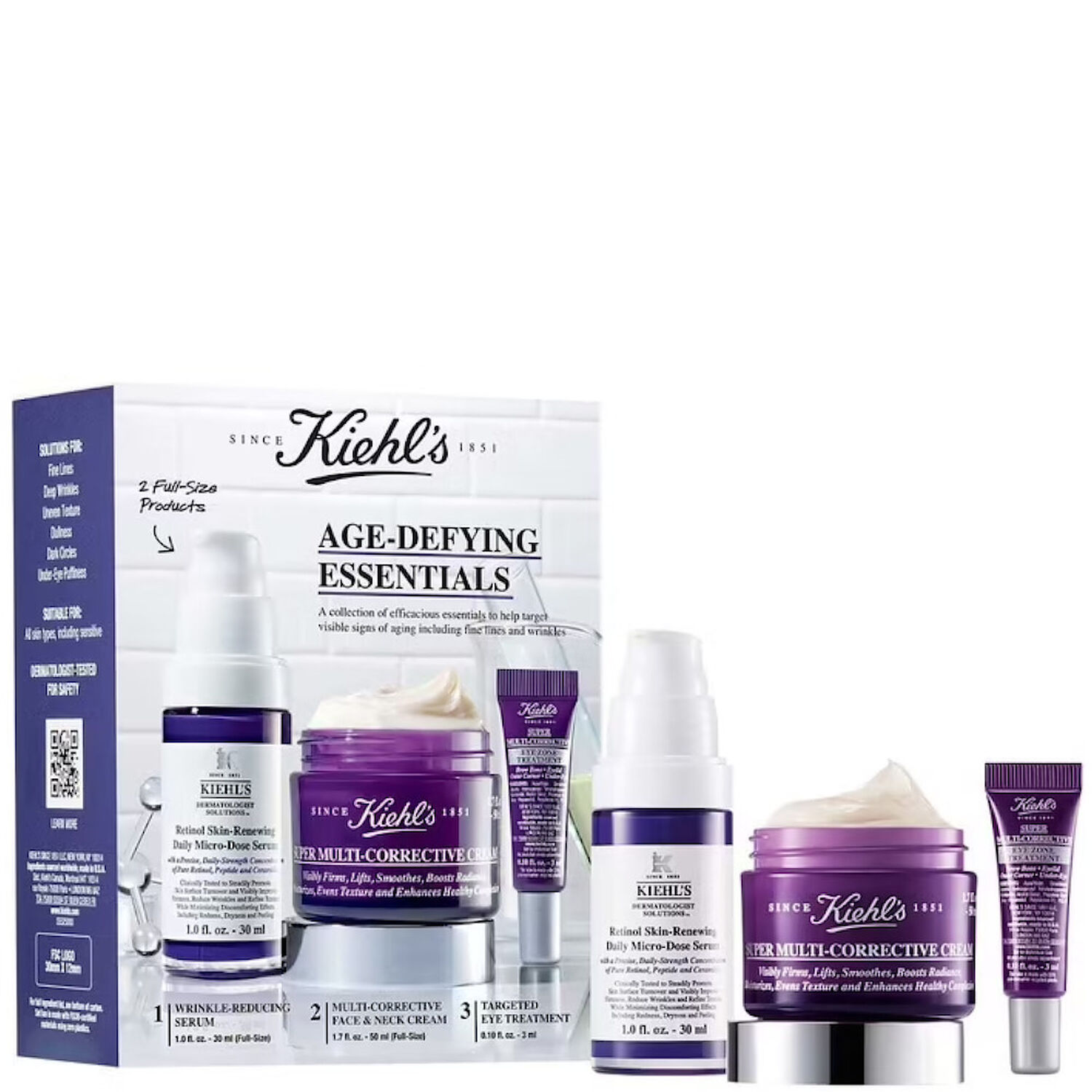 kiehl's Age-Defying Essentials Coffret Trio Expert Anti-Age