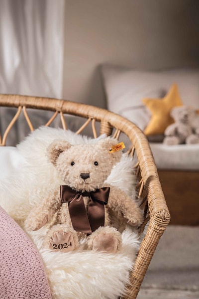 Cosy Jahresbär 2024, 34 cm, beige