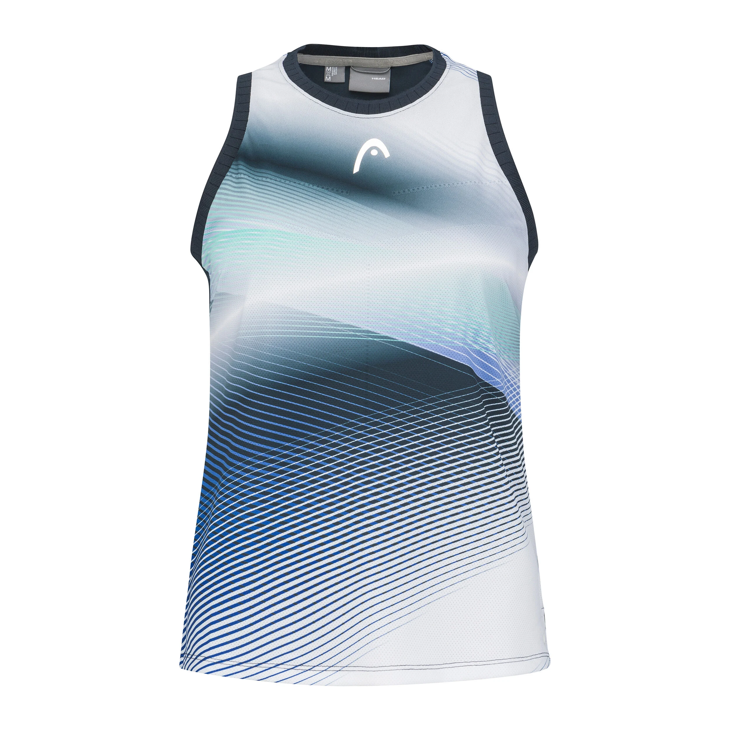 Performance Tank-Top Damen - Dunkelblau, Weiß