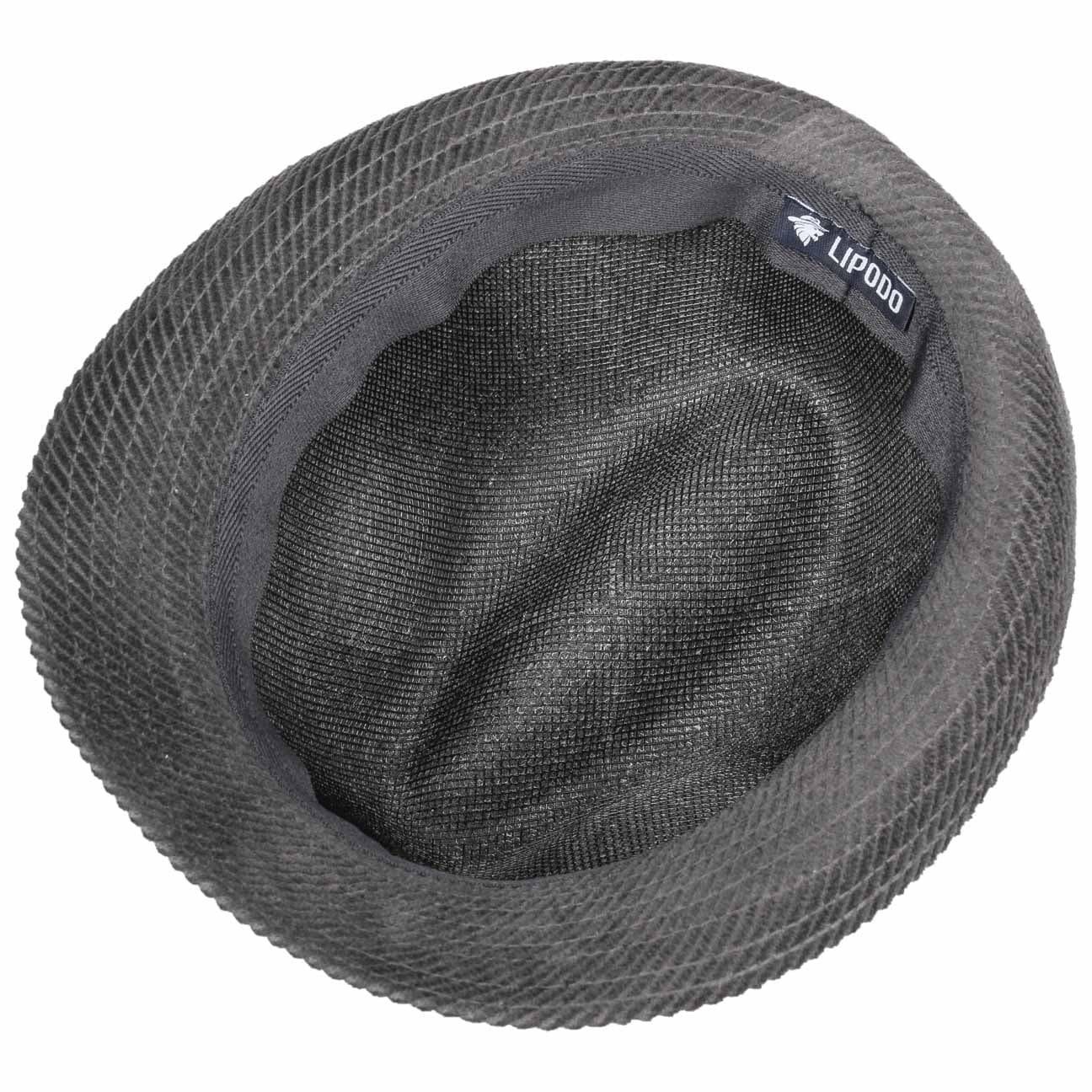 Lipodo Trilby (1-St) Kord mit Futter, Made in Italy