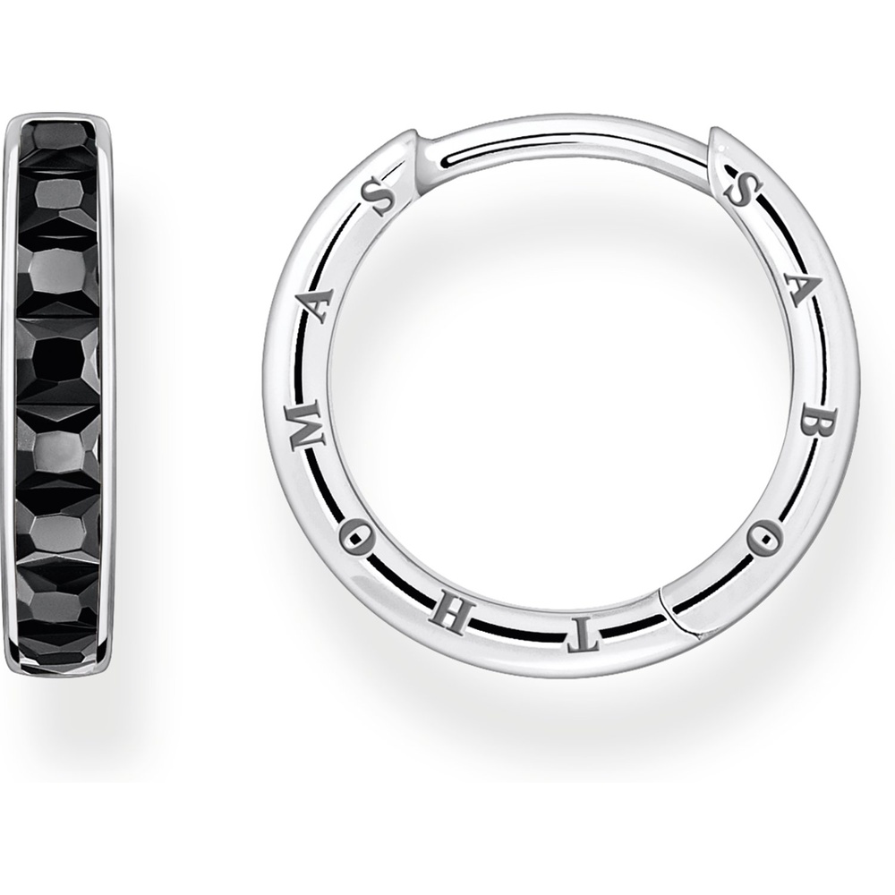 Thomas Sabo Créoles 925 Argent Boucles d'oreilles