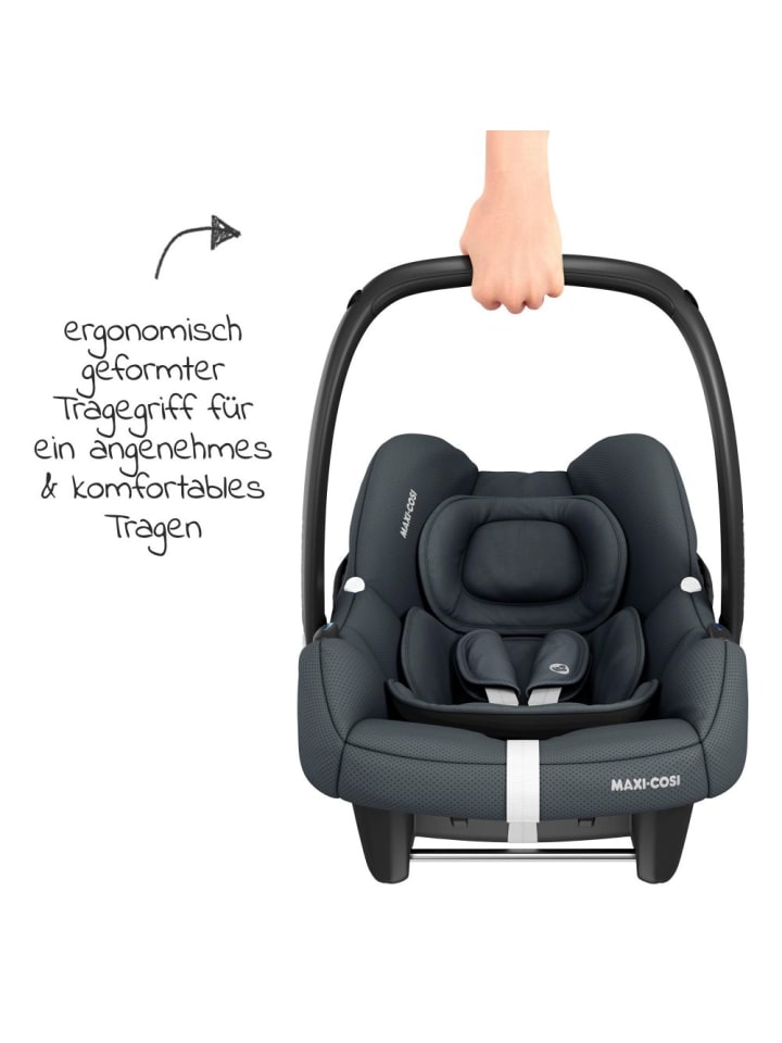 Maxi-Cosi Babyschale CabrioFix i-Size ab Geburt-12 Monate (40-75 in schwarz günstig kaufen onesize