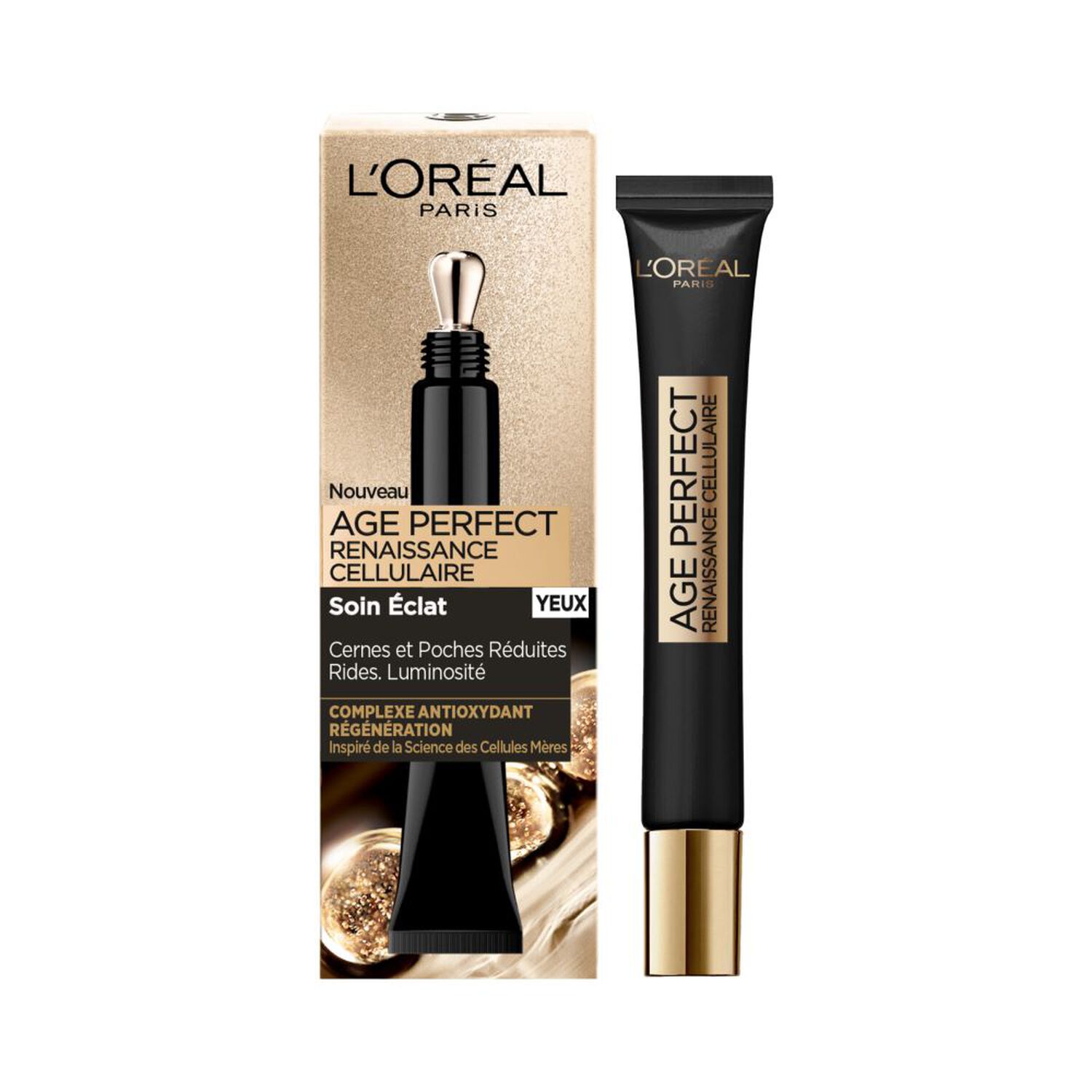 L'Oréal Paris Age Perfect Renaissance Cellulaire Crème Contour des Yeux Anti-Âge, Anti-rides, Anti-cernes