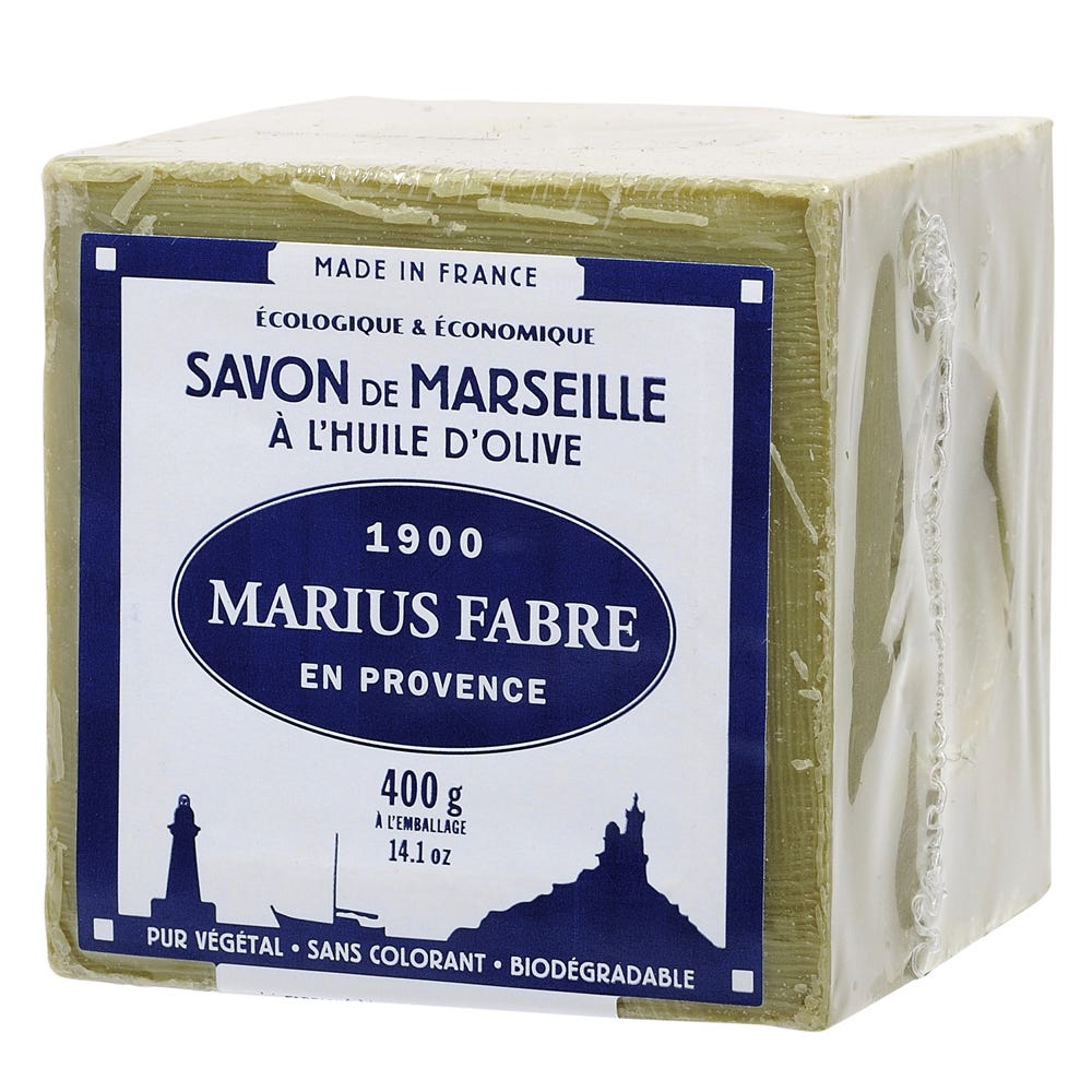 Marius Fabre Lavoir Aquamanile Olivenöl Würfelseife 400 g