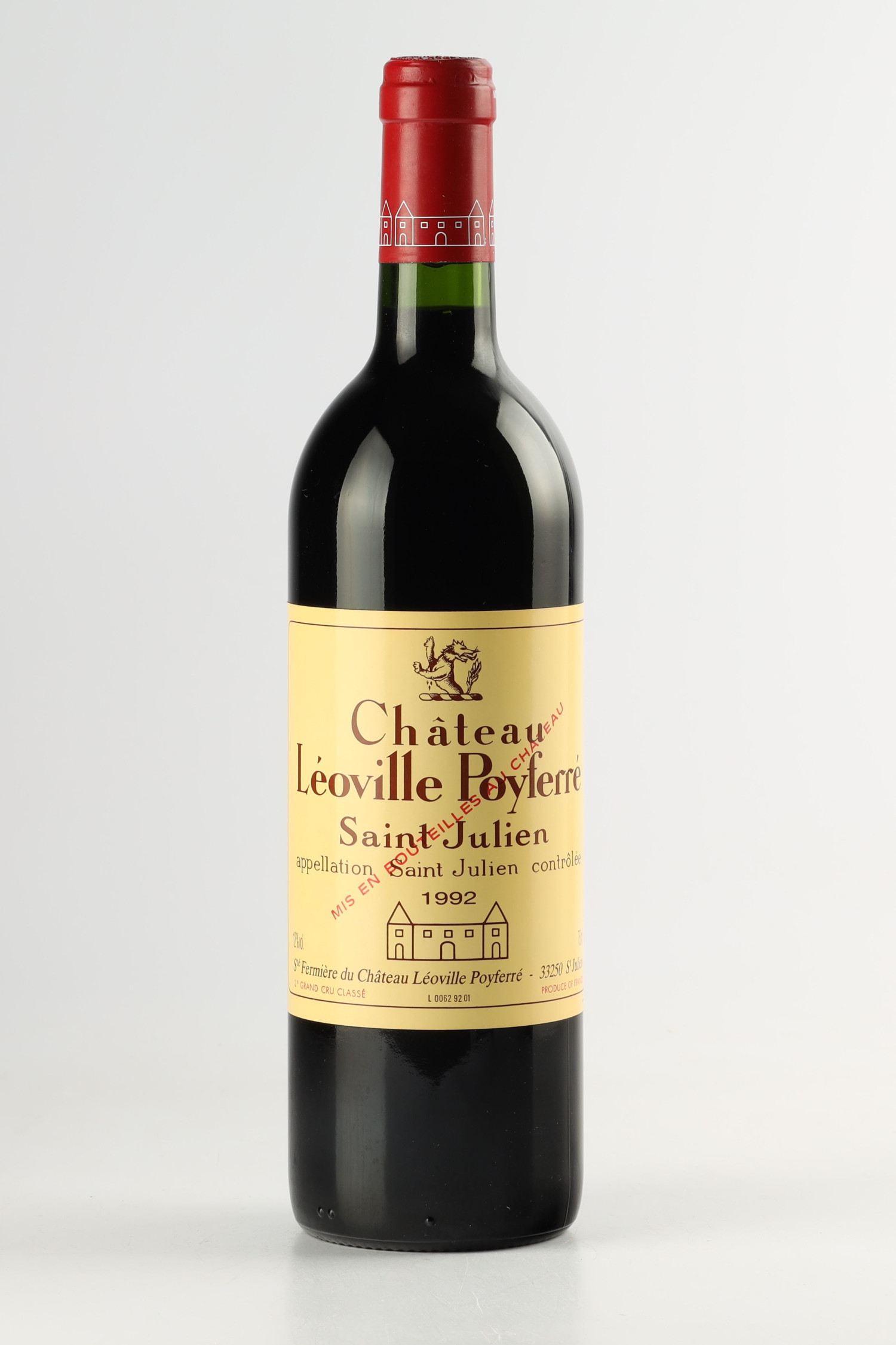 Château Leoville Poyferre 1992, Saint Julien