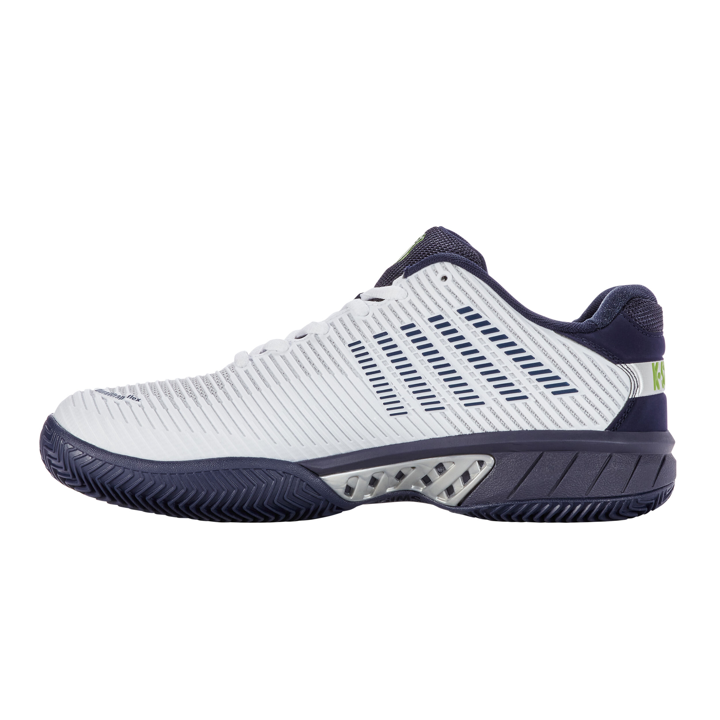 Hypercourt Express 2 Sandplatzschuh Herren - Weiß, Dunkelblau