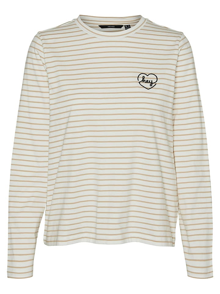 Vero Moda Longsleeve in Beige günstig kaufen