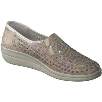 Aco Buzios Slipper in beige