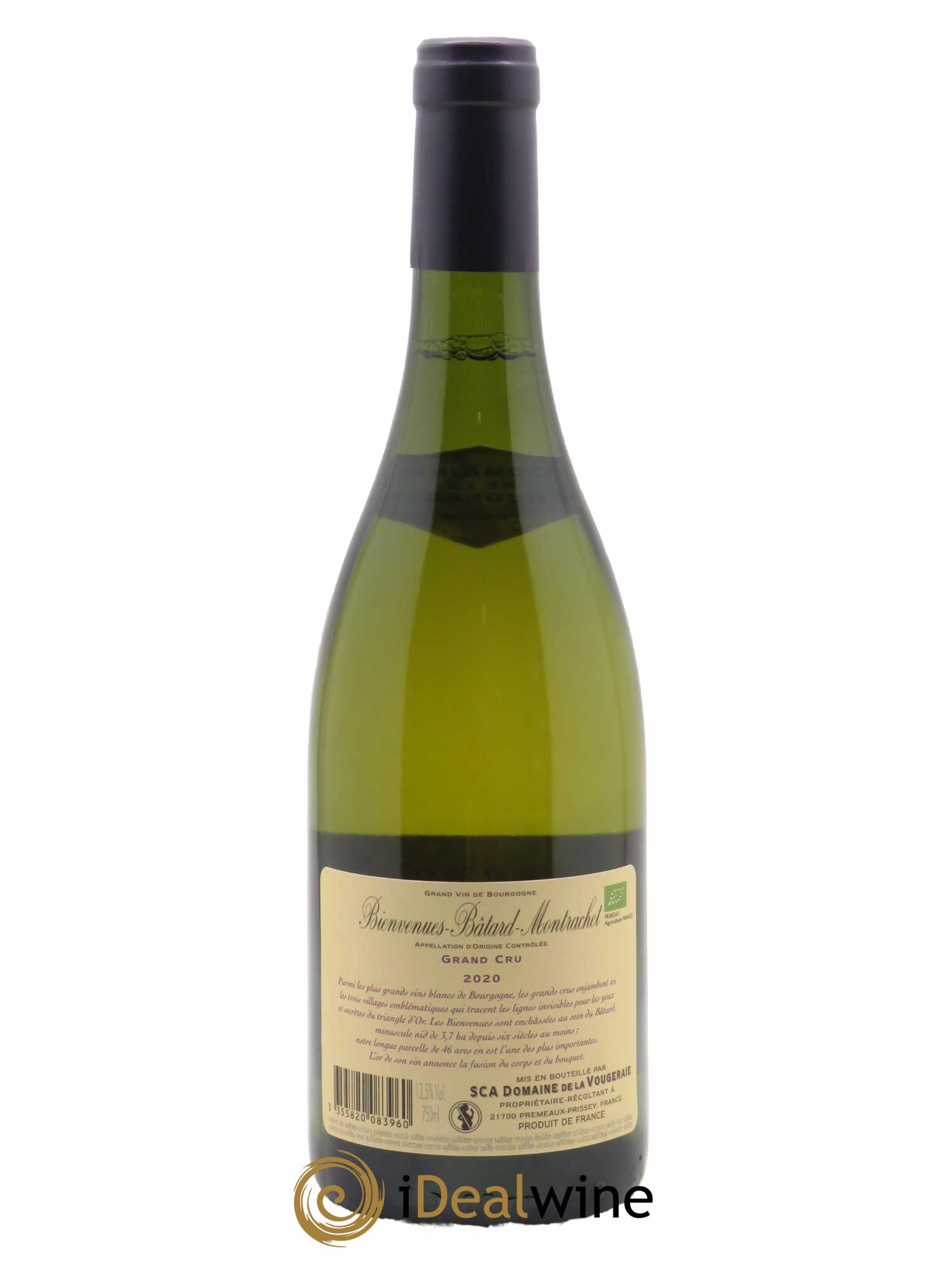 Bienvenues-Bâtard-Montrachet Grand Cru La Vougeraie (CBO à partir de 3 bts) 2020 - Lot de 1 Bouteille