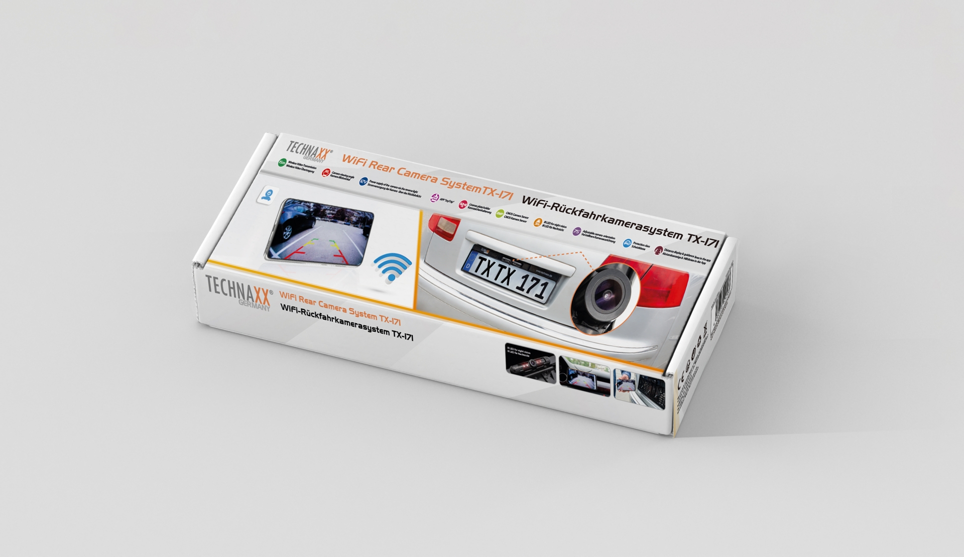 WIFI-Rückfahrkamerasystem TX-171 von Technaxx - ATU
