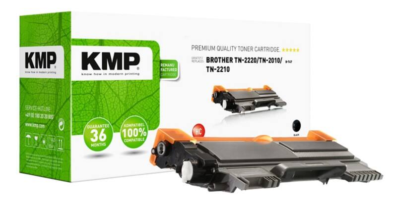 Kompatible KMP Brother TN-2220/TN-2010/TN-2210 Tonerkartusche Schwarz