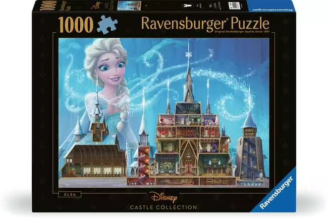 Puzzle 1000 Teile - Disney Castles: Elsa