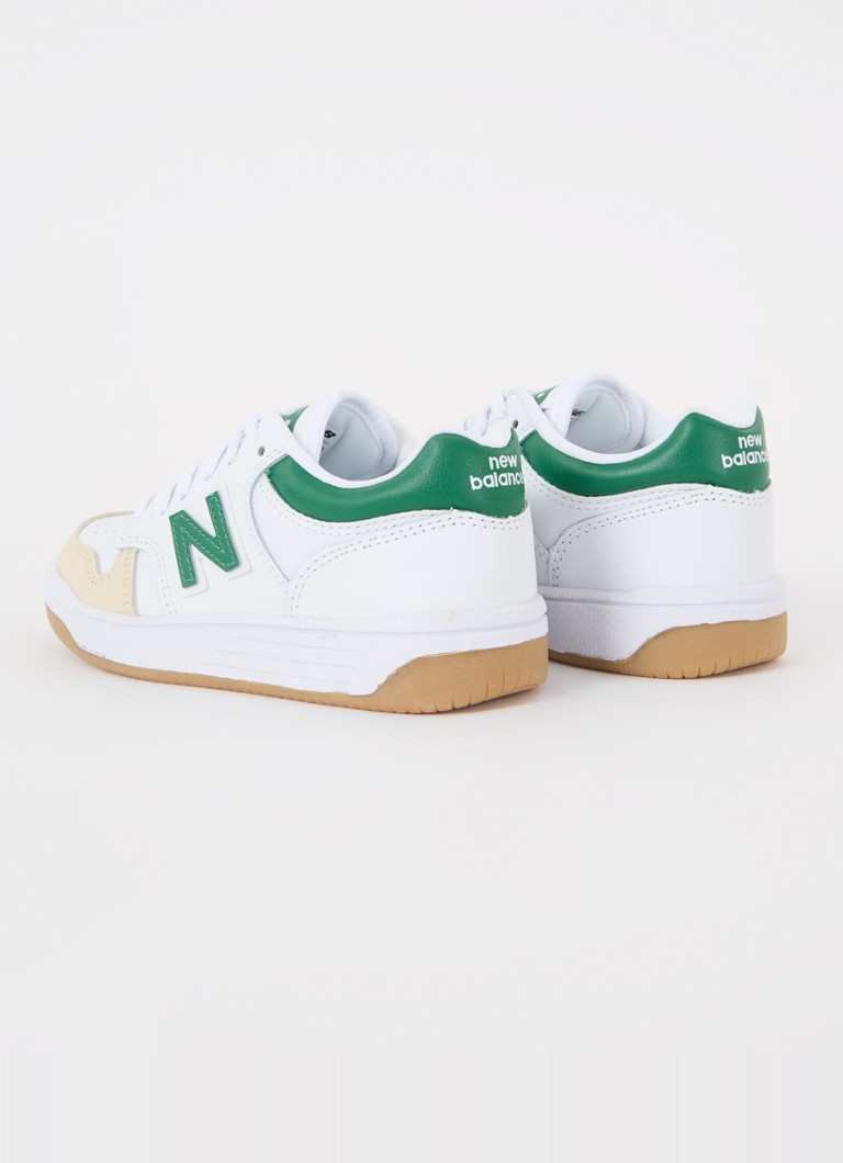 Teniși New Balance 480 din piele cu detalii întoarsă