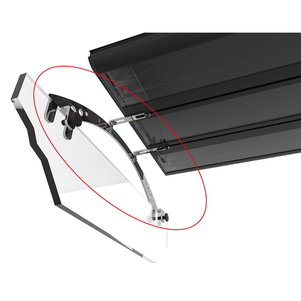 Giesemann Universalhalter Paar für Giesemann-Aquarienleuchten