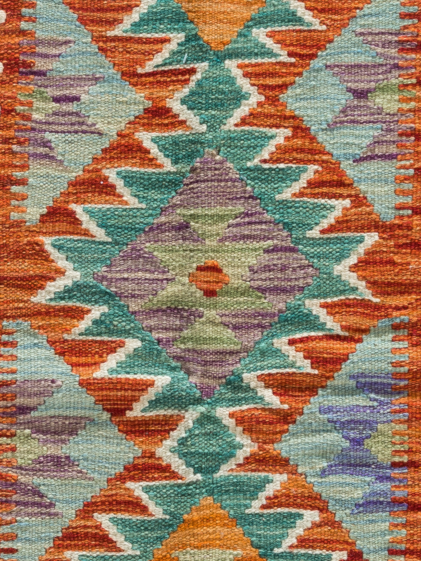 Afghan Kelim ca. 74 x 193 cm, Unikat / Einzelstück
