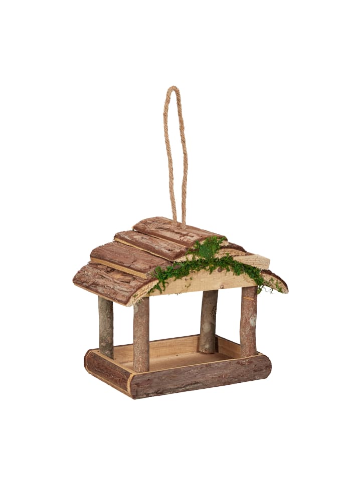 relaxdays Vogelfutterhaus in Natur günstig kaufen onesize