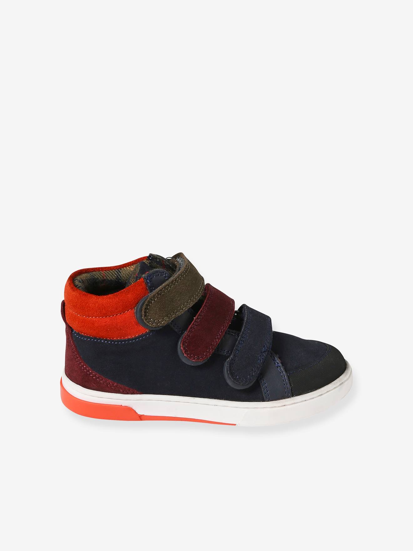 Vertbaudet Kinder High-Sneakers, Anziehtrick - marine