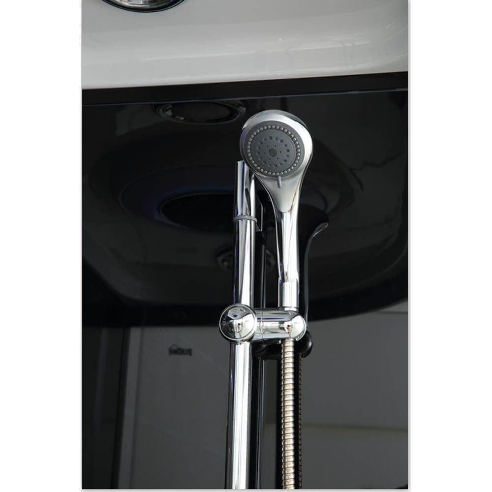 Home Deluxe Duschkabine BLACK PEARL - ca. 120 x 80 cm, Rechts