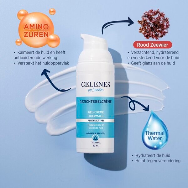 Celenes By Sweden Face Gel Cream 50ml, all skin types