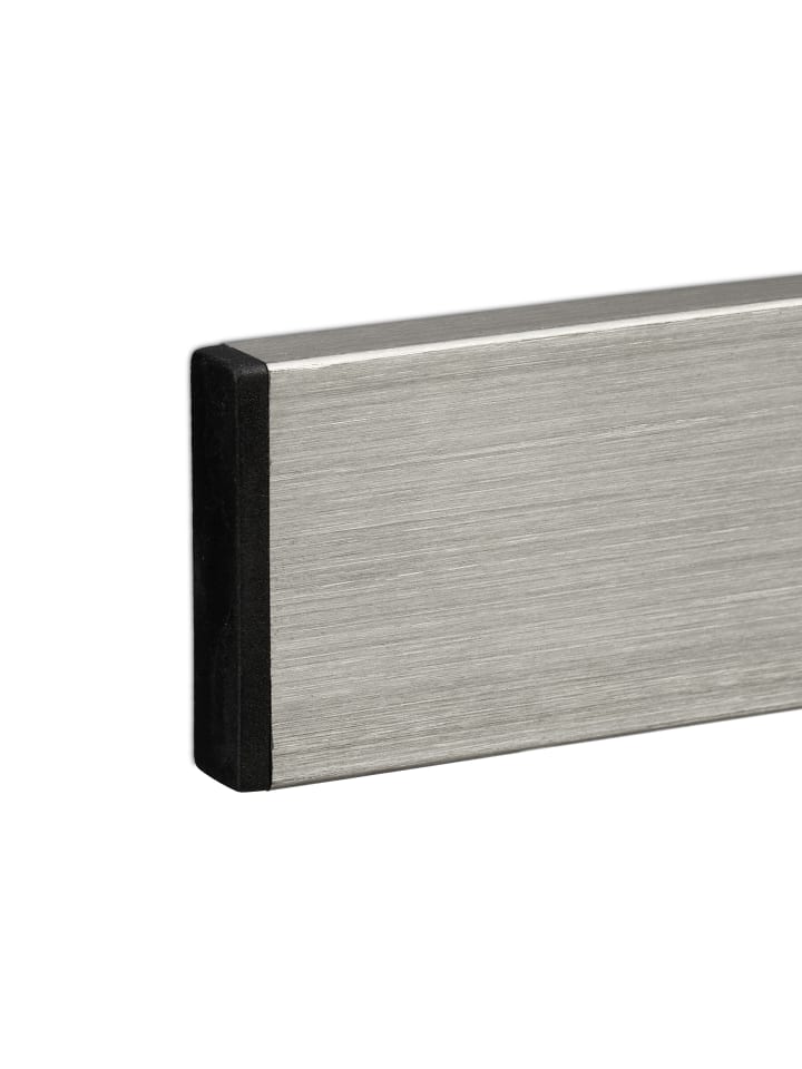 relaxdays Magnetleiste in Silber/ Schwarz - 40 cm günstig kaufen onesize