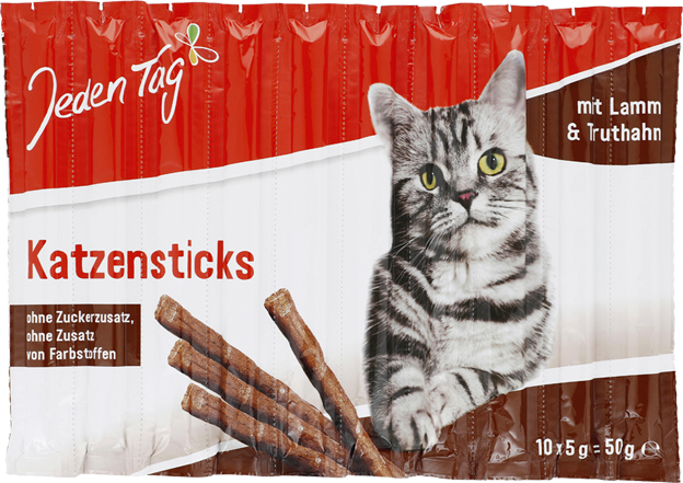 Jeden Tag Katze Snack-Sticks Lamm & Truthahn