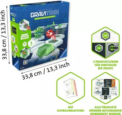 Ravensburger GraviTrax Action-Set Twist 50 year blue triangle