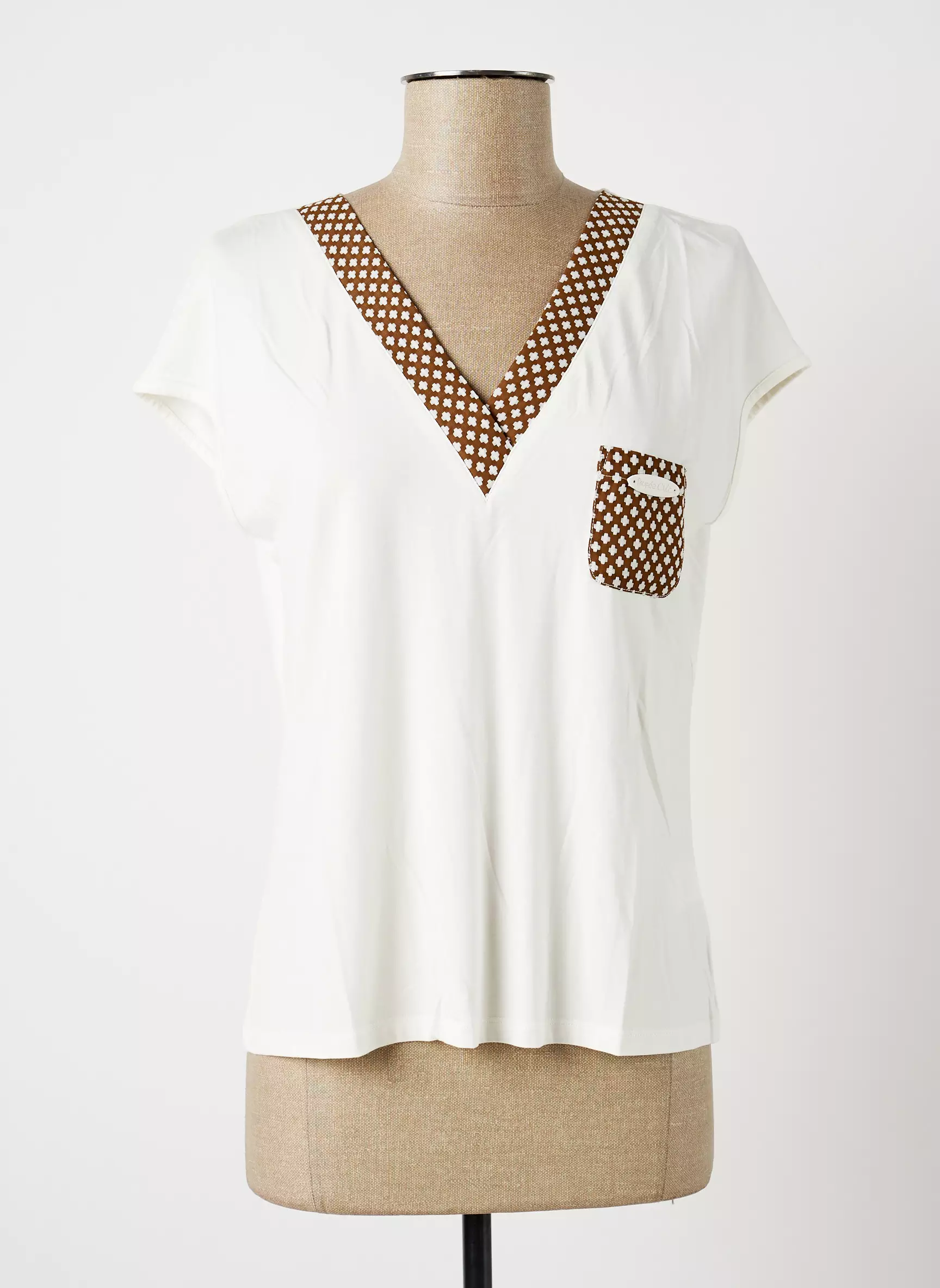 Poupee Chic Tshirts Femme couleur beige