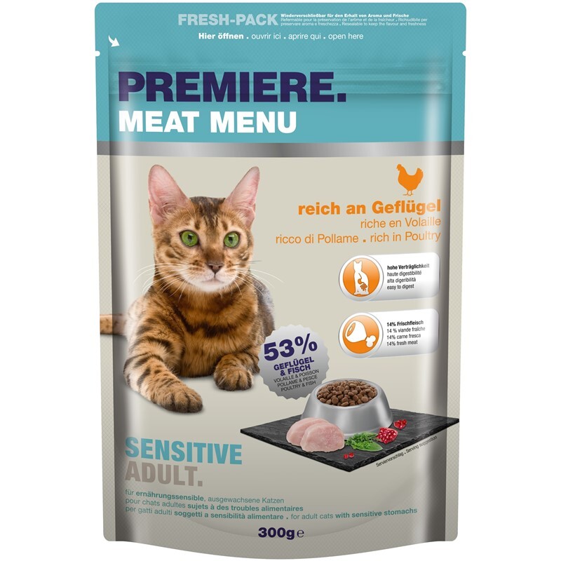 PREMIERE Trockenfutter PREMIERE Sensitive Geflügel 300 g