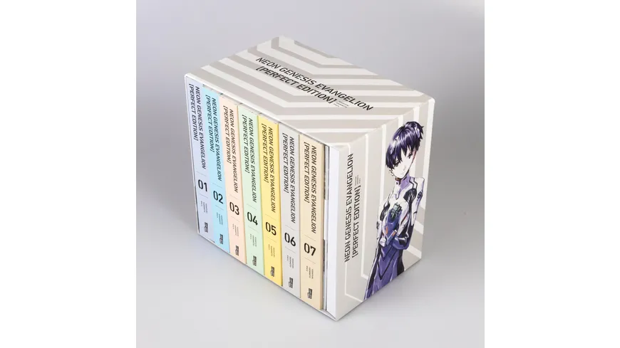 Neon Genesis Evangelion – Perfect Edition, Bände 1-7 im Sammelschuber mit Extras