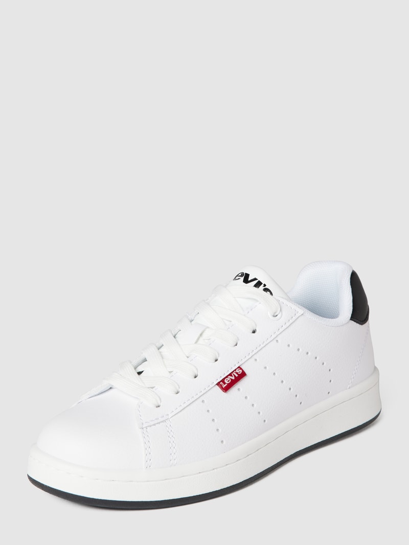 Sneaker mit Label-Details Modell 'AVENUE' in weiß