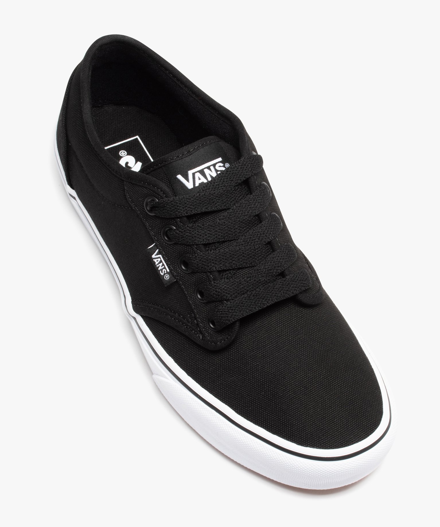Baskets homme unies en toile et à lacets - VANS noir | GEMO