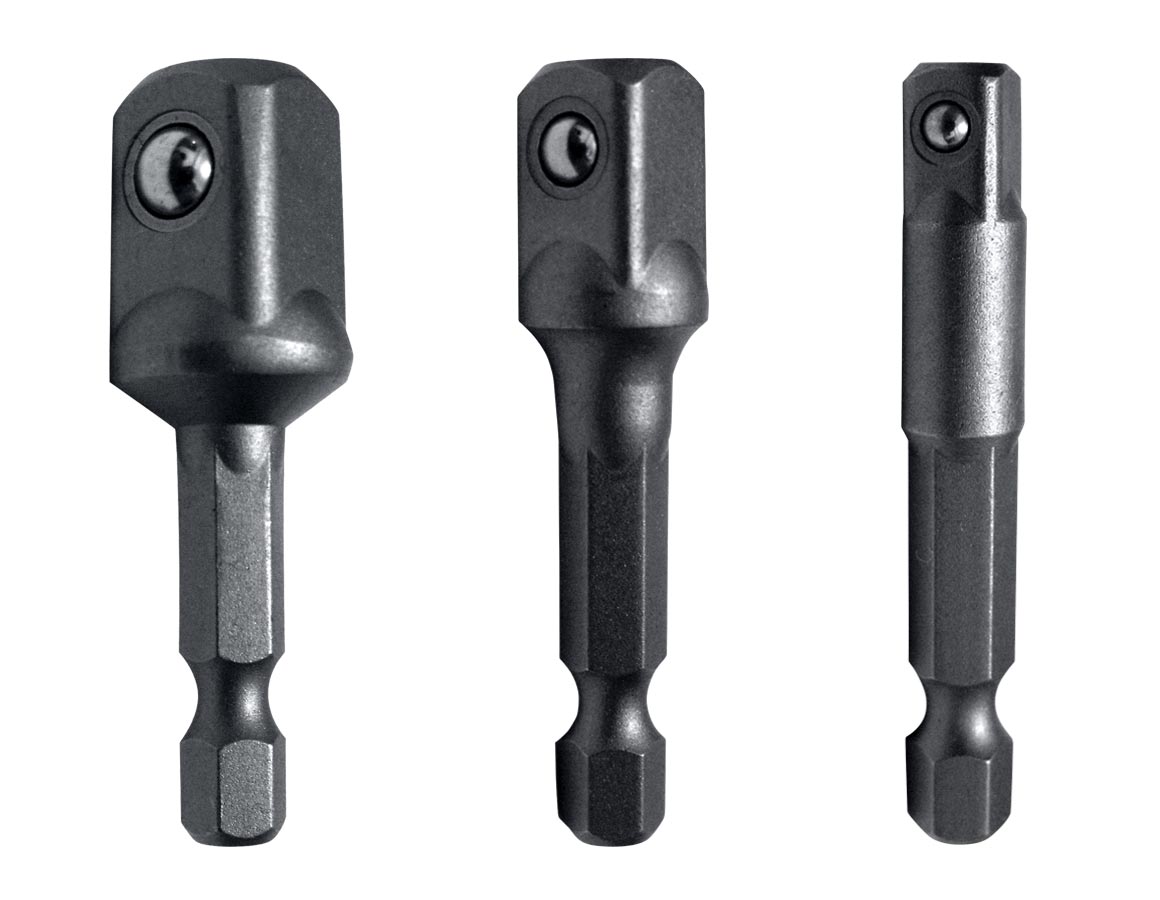 e.s. Adapter-Set für Bohrmaschine 1/4+ 3/8+ 1/2