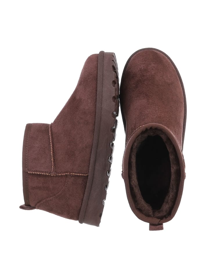 Ital-Design Stiefelette in Braun günstig kaufen