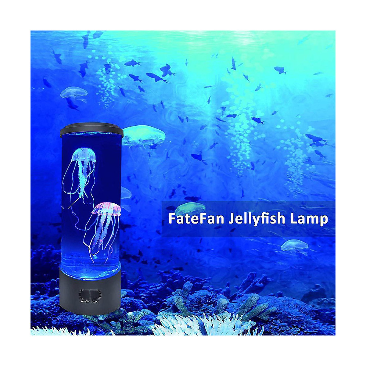 Quallen Lampe Lavalampe Nachtlichter für Kinder