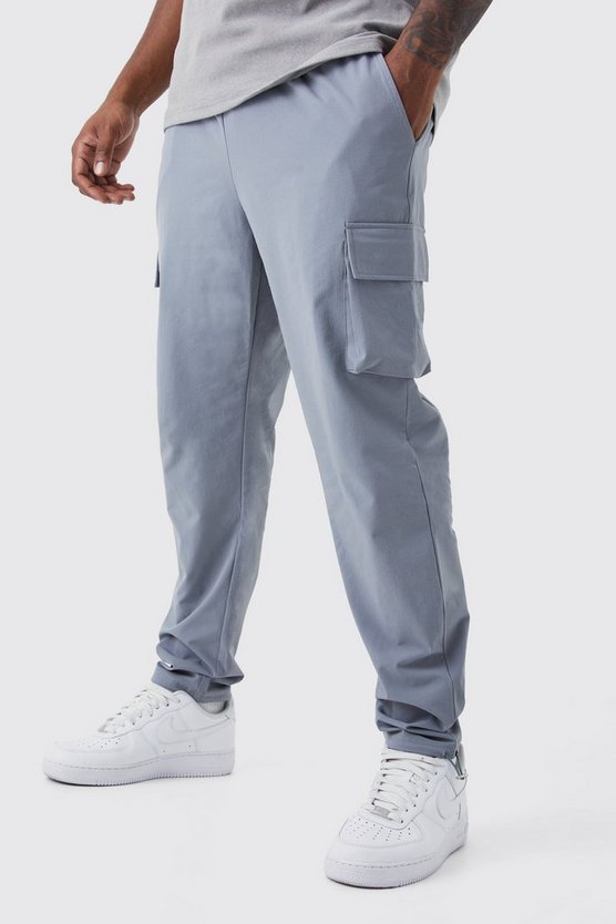 Plus elastische leichte Stretch Skinny Cargo-Hose
